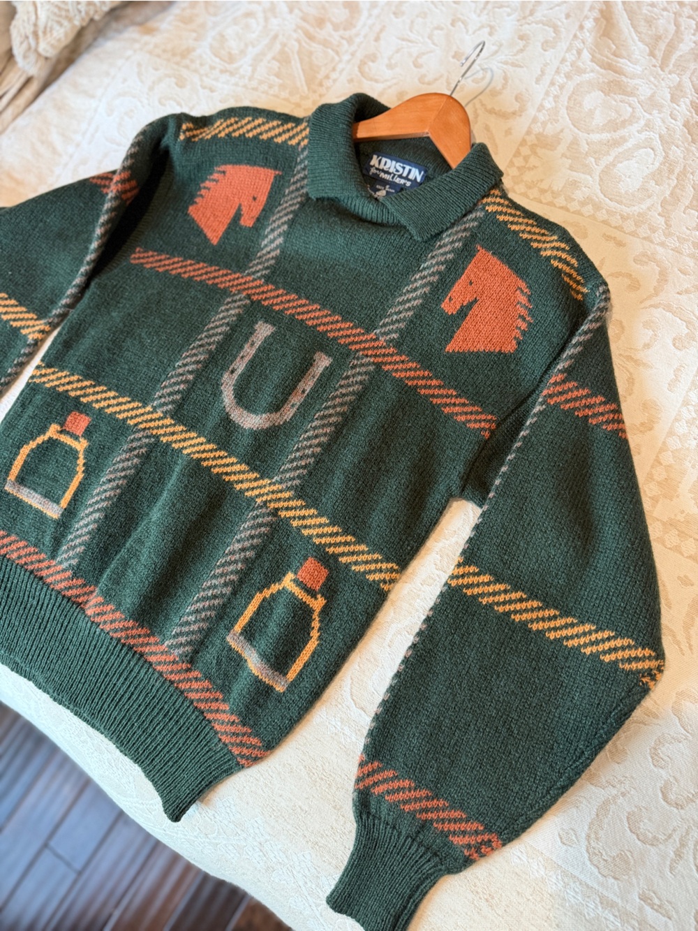 Vintage 90s Horse Wool Sweater